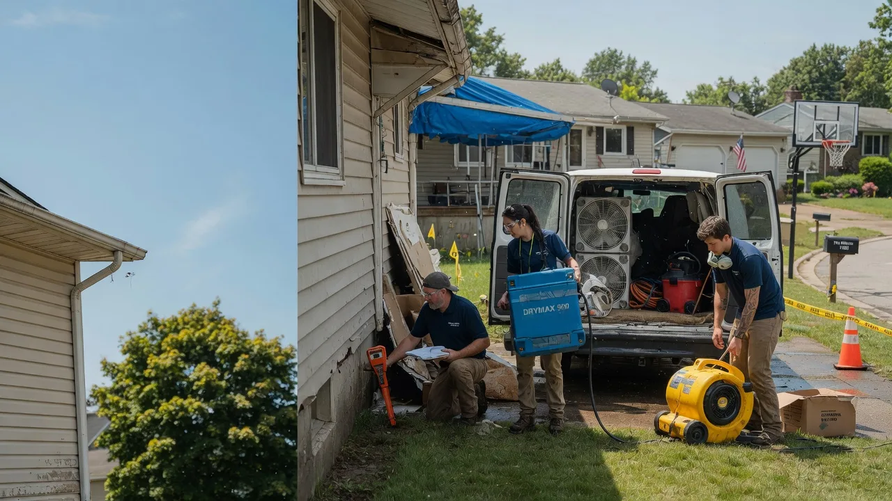 Ceiling Leak Cleanup in Waterford, PA near me