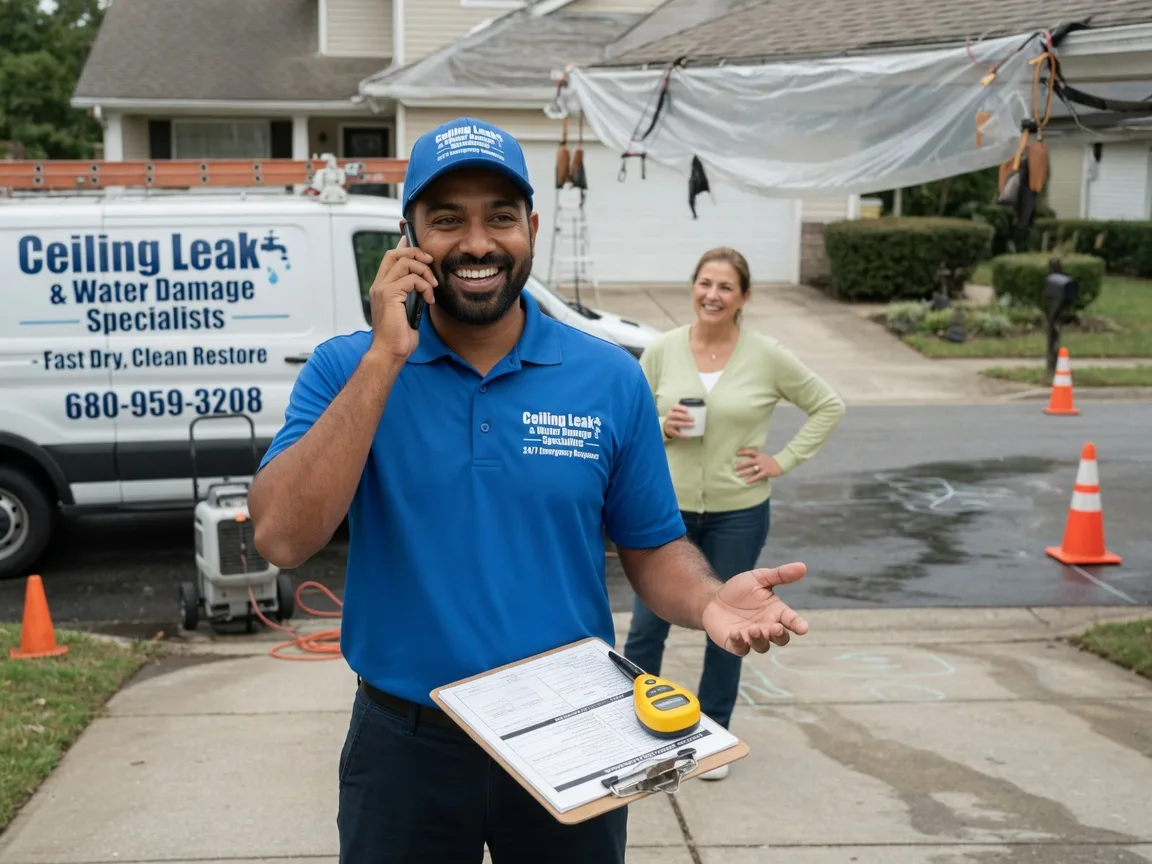 Ceiling Leak Cleanup Waterford, PA FAQs